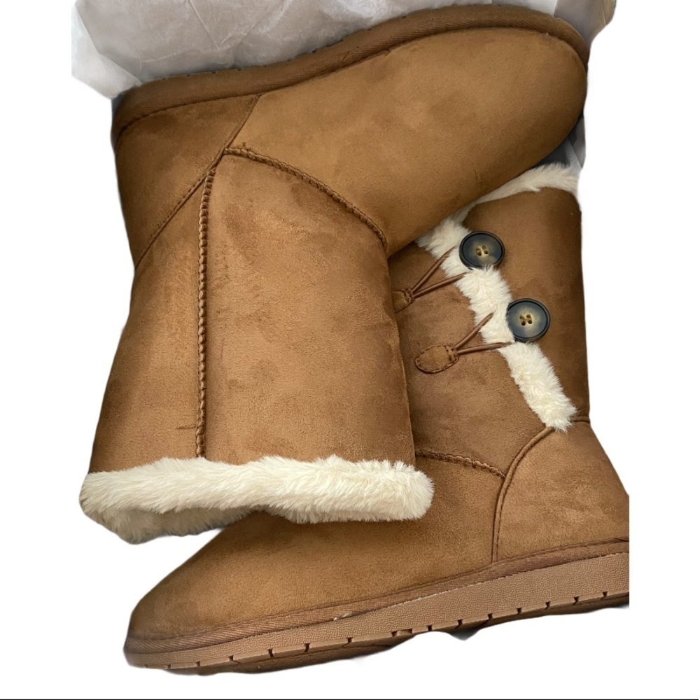 Avenue WW Shoes Women’s size: 7W Zoey Fur Lined Suede Boot New - Picture 8 of 9